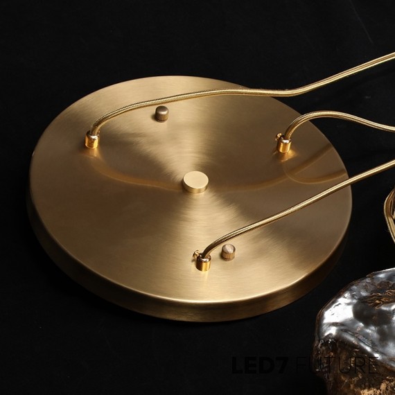 Loft Industry Modern - Glass Stone Pendant